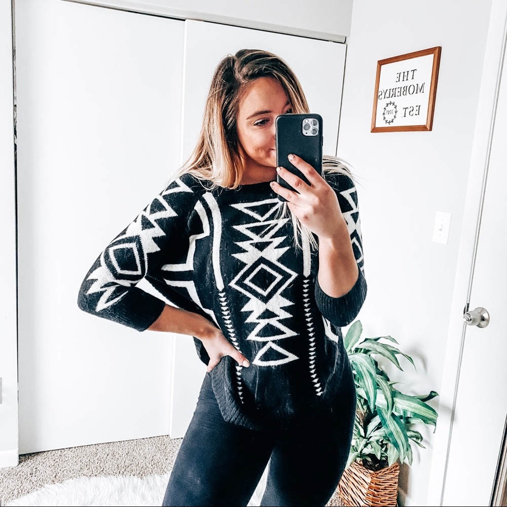 Express Aztec sweater